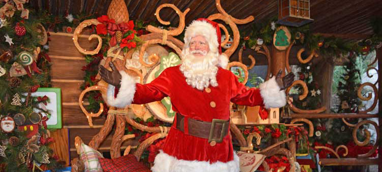 Santa at Disneyland