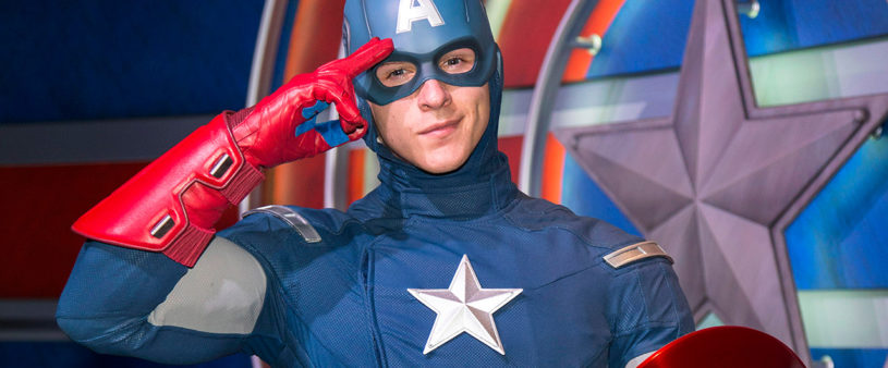 Captain America Superheroes at California Adventure Park